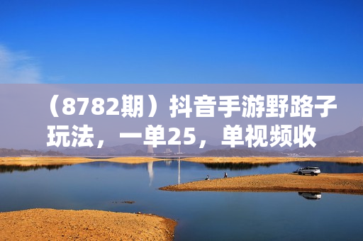 （8782期）抖音手游野路子玩法，一单25，单视频收益4000+，日入几千轻轻松松，一部