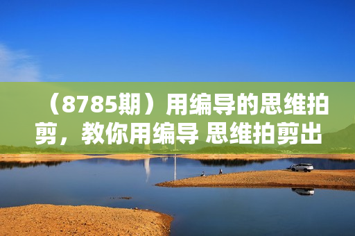 （8785期）用编导的思维拍剪，教你用编导 思维拍剪出爆款视频片段（镜头语言）