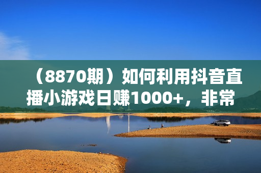 （8870期）如何利用抖音直播小游戏日赚1000+，非常火爆项目，实操教程来了！