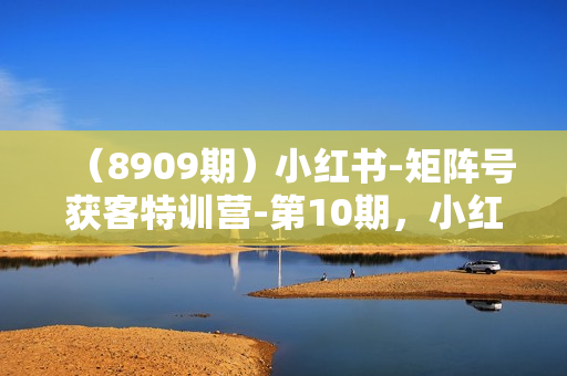 （8909期）小红书-矩阵号获客特训营-第10期，小红书电商的带货课，引流变现新商机
