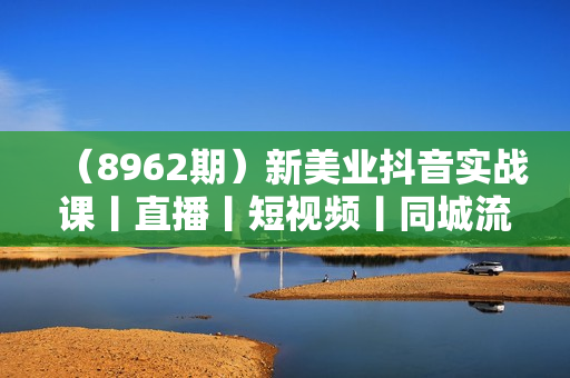 （8962期）新美业抖音实战课丨直播丨短视频丨同城流量丨抖音矩阵（30节课）