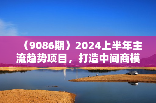 （9086期）2024上半年主流趋势项目，打造中间商模式，成为倒爷，易上手，用心做，
