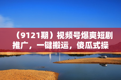 （9121期）视频号爆爽短剧推广，一键搬运，傻瓜式操作，日入2000+