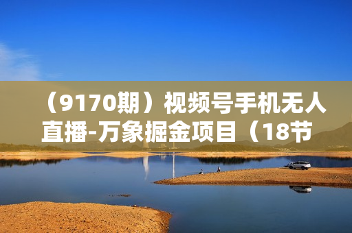 （9170期）视频号手机无人直播-万象掘金项目（18节视频课）