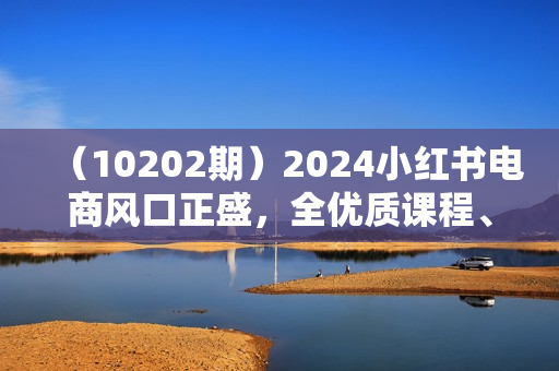 （10202期）2024小红书电商风口正盛，全优质课程、适合小白（无货源）精细化铺货实战