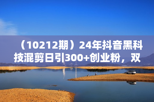 （10212期）24年抖音黑科技混剪日引300+创业粉，双驱重过原审不封号最新教程！
