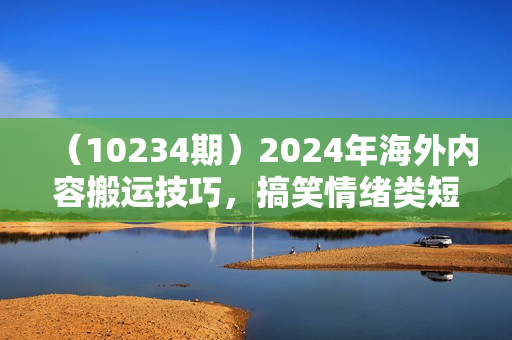 （10234期）2024年海外内容搬运技巧，搞笑情绪类短视频刷爆多平台，轻松日入千元