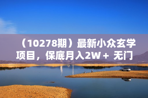 （10278期）最新小众玄学项目，保底月入2W＋ 无门槛高利润，小白也能轻松掌握