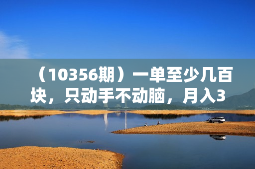 （10356期）一单至少几百块，只动手不动脑，月入3w+。看完就能上手，详细教程