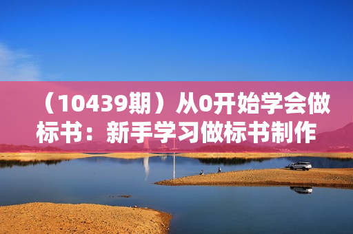 （10439期）从0开始学会做标书：新手学习做标书制作必修（95节课）