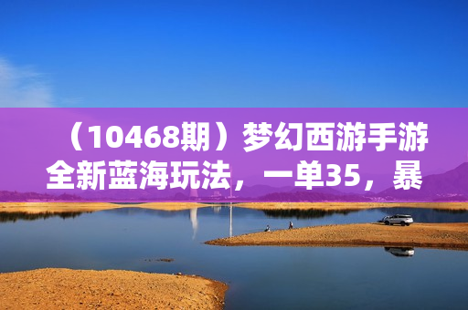 （10468期）梦幻西游手游全新蓝海玩法，一单35，暴力掘金，小白无脑日入3000+