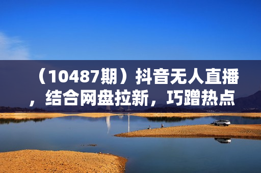 （10487期）抖音无人直播，结合网盘拉新，巧蹭热点，每天四位数，0粉不断播，有手