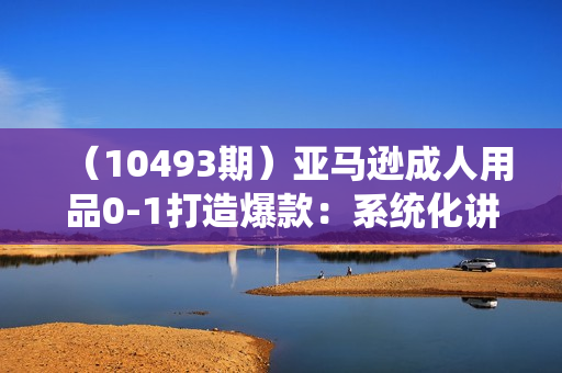 （10493期）亚马逊成人用品0-1打造爆款：系统化讲解亚马逊成人用品爆款打造的流程