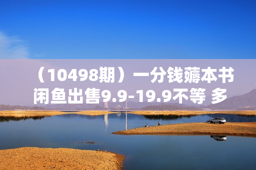 （10498期）一分钱薅本书 闲鱼出售9.9-19.9不等 多号多撸  新手小白轻松上手