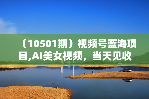 （10501期）视频号蓝海项目,AI美女视频，当天见收益，日入1000+