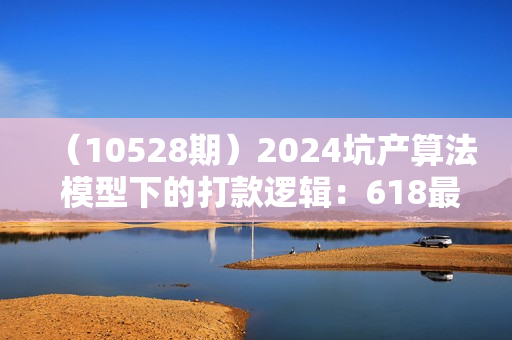 （10528期）2024坑产算法 模型下的打款逻辑：618最新玩法（10节课）