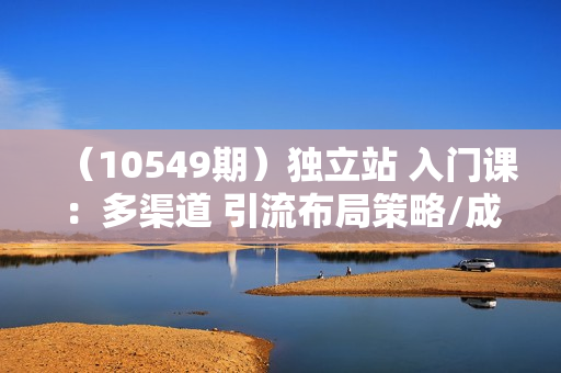（10549期）独立站 入门课：多渠道 引流布局策略/成长策略/垂直站发展趋势与布局