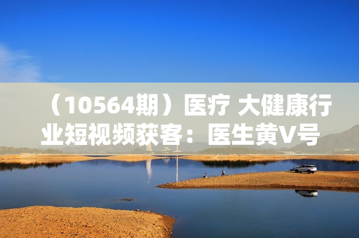 （10564期）医疗 大健康行业短视频获客：医生黄V号运营技巧  互联网获客业绩增长-15节