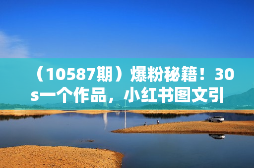 （10587期）爆粉秘籍！30s一个作品，小红书图文引流高质量兼职粉，单号日引50+