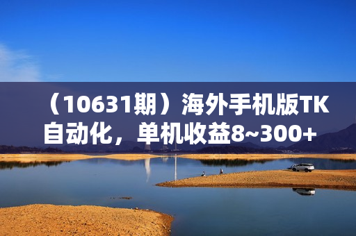 （10631期）海外手机版TK自动化，单机收益8~300+，无需技术支持，新手小白均可操作