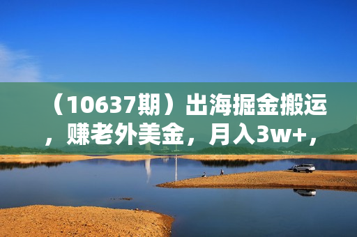 （10637期）出海掘金搬运，赚老外美金，月入3w+，仅需GPT粘贴复制，小白也能玩转