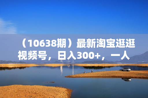 （10638期）最新淘宝逛逛视频号，日入300+，一人可三号，简单操作易上手