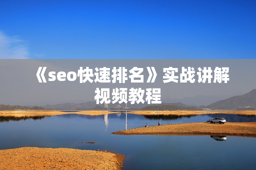 《seo快速排名》实战讲解视频教程