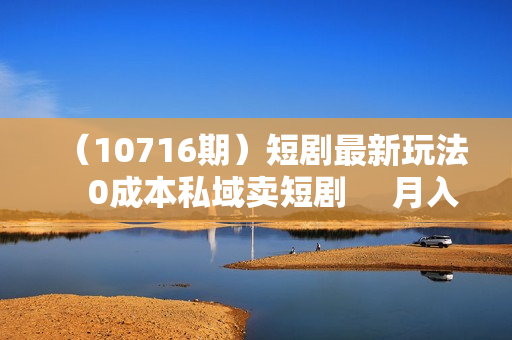 （10716期）短剧最新玩法    0成本私域卖短剧     月入过万     一部手机即可操作