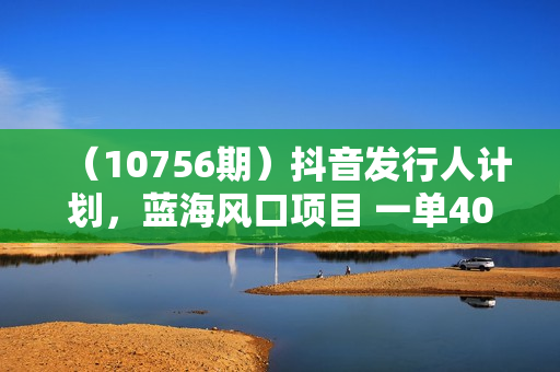 （10756期）抖音发行人计划，蓝海风口项目 一单40，0基础一部手机即可操作 日入2000＋