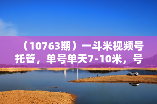 （10763期）一斗米视频号托管，单号单天7-10米，号多无线挂