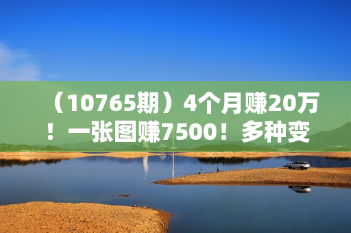 （10765期）4个月赚20万！一张图赚7500！多种变现方式，一个被忽视的暴力项目