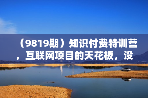 （9819期）知识付费特训营，互联网项目的天花板，没有之一，小白轻轻松松月入三万+