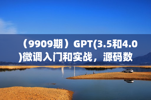 （9909期）GPT(3.5和4.0)微调入门和实战，源码数据集实战案例（8节课+资料）