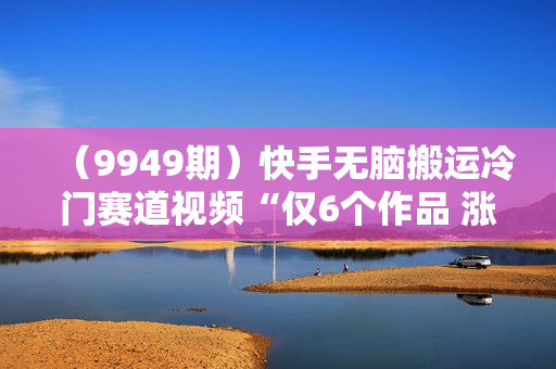 （9949期）快手无脑搬运冷门赛道视频“仅6个作品 涨粉6万”轻松月赚4W+