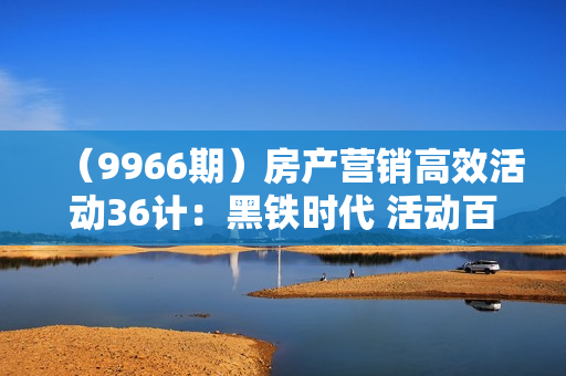 （9966期）房产营销高效活动36计：黑铁时代 活动百宝箱，写方案不再熬夜加班
