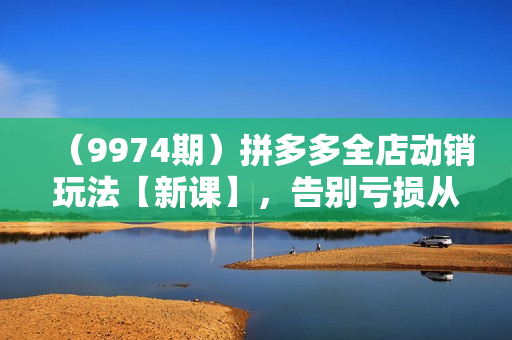 （9974期）拼多多全店动销玩法【新课】，告别亏损从全店动销开始（4节视频课）