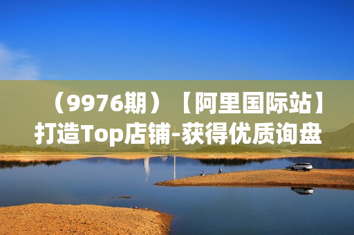 （9976期）【阿里国际站】打造Top店铺-获得优质询盘客户，95%的讲师不说的运营技巧