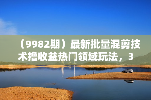 （9982期）最新批量混剪技术撸收益热门领域玩法，3分钟一条原创视频，轻松日入1000＋