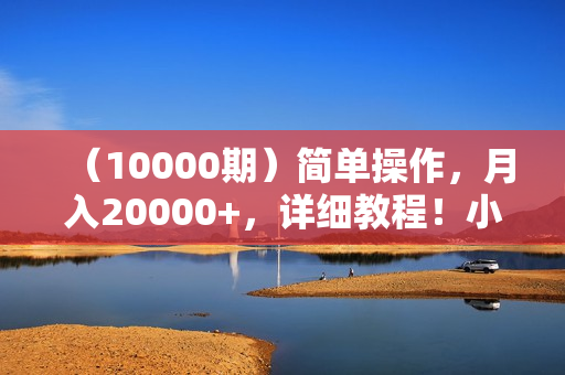（10000期）简单操作，月入20000+，详细教程！小说推文项目赚钱秘籍！