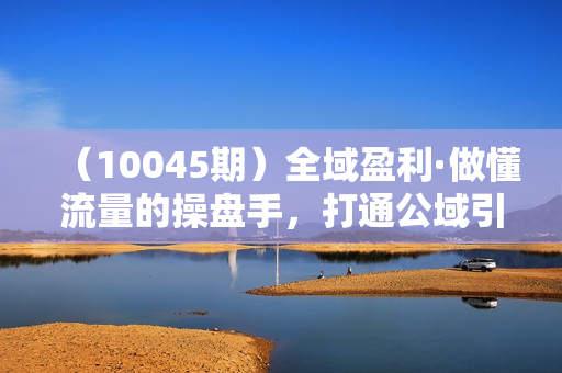 （10045期）全域盈利·做懂流量的操盘手，打通公域引流+私域强变现，约9个小时线下课