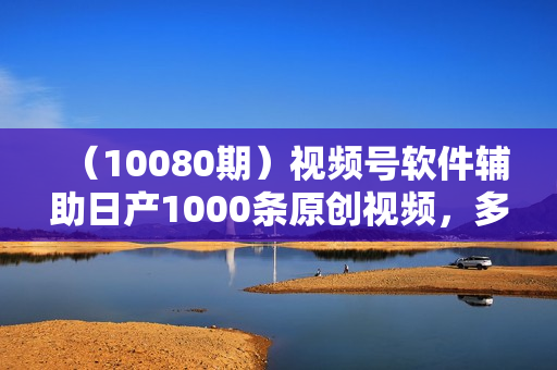 （10080期）视频号软件辅助日产1000条原创视频，多个账号撸分成收益，每个月多赚5000+