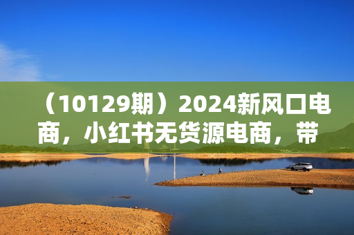 （10129期）2024新风口电商，小红书无货源电商，带第一批冲进小红书电商风口（18节）