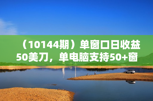 （10144期）单窗口日收益50美刀，单电脑支持50+窗口，每月单账号稳定产值3W+！