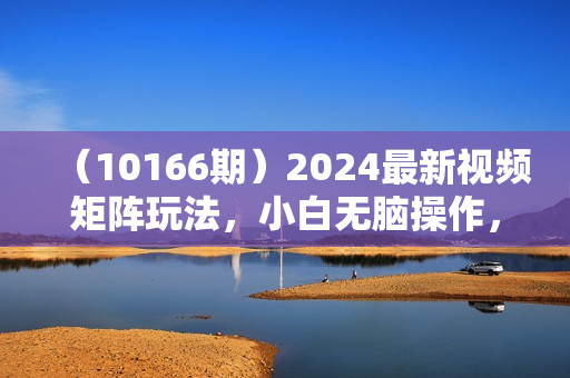 （10166期）2024最新视频矩阵玩法，小白无脑操作，轻松操作，3分钟一个视频，日入2k+