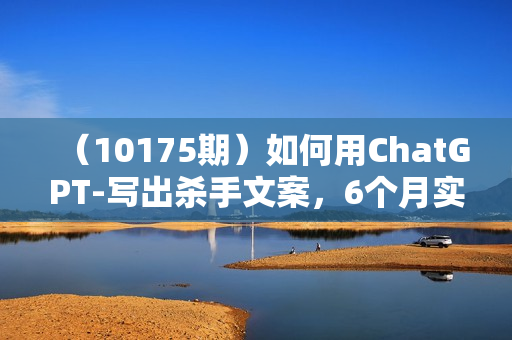 （10175期）如何用ChatGPT-写出杀手文案，6个月实战经验，快速写出收钱文案（8节课）