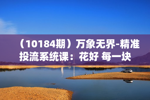 （10184期）万象无界-精准投流系统课：花好 每一块钱，0基础也听得懂（16节课）