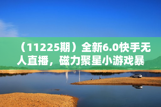 （11225期）全新6.0快手无人直播，磁力聚星小游戏暴力项目，简单设置，直播48小时