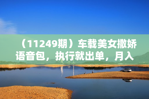 （11249期）车载美女撒娇语音包，执行就出单，月入3000＋，小白看完课程就能马上实操