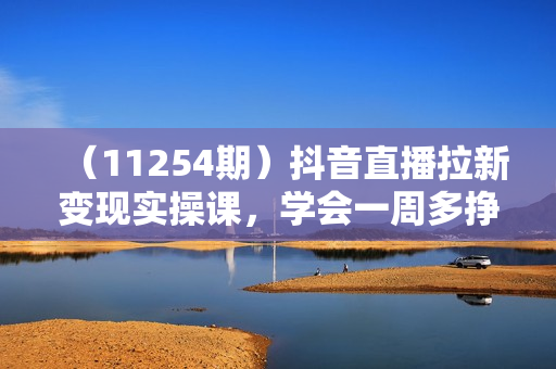 （11254期）抖音直播拉新变现实操课，学会一周多挣五六百（15节课）