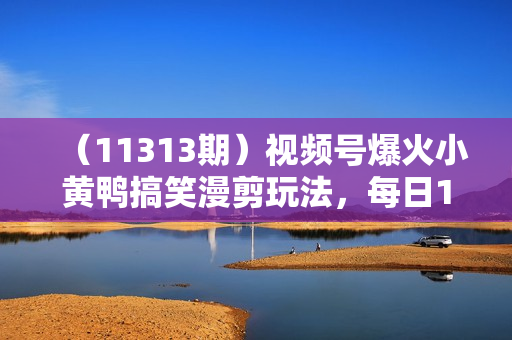（11313期）视频号爆火小黄鸭搞笑漫剪玩法，每日1小时，新手小白日入1000+